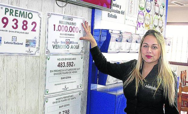 Hacienda se queda con el millón de euros de un boleto de lotería sellado en Miranda de Ebro