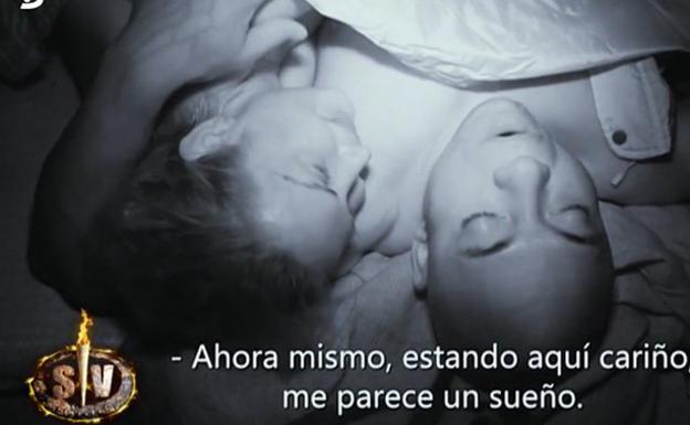 Encuentro tórrido entre Raquel Mosquera e Isi