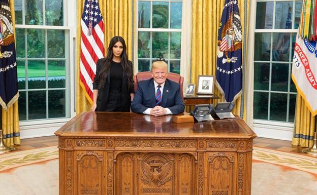 Kim Kardashian se reúne con Donald Trump en la Casa Blanca