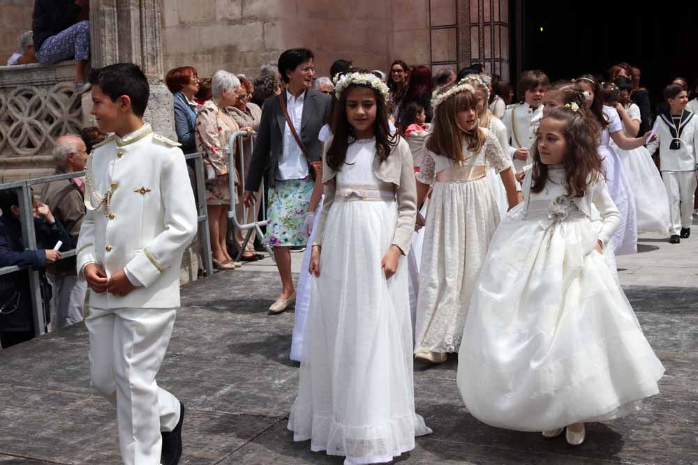 En imágenes la procesión del Corpus Christi