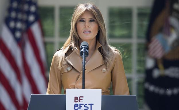 Melania Trump reaparece tras superar su operación de insuficiencia renal