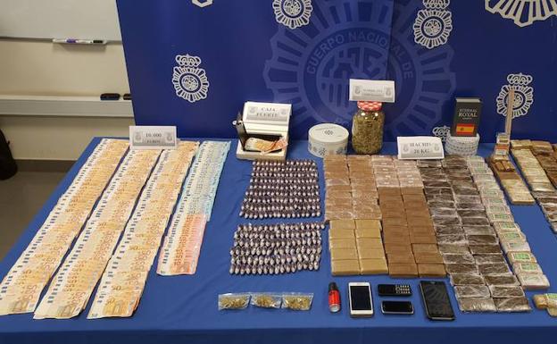 Siete detenidos por tráfico de drogas en dos puntos de venta en Valladolid