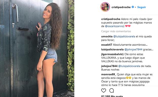 El cambio de look de Cristina Pedroche genera polémica en Instagram