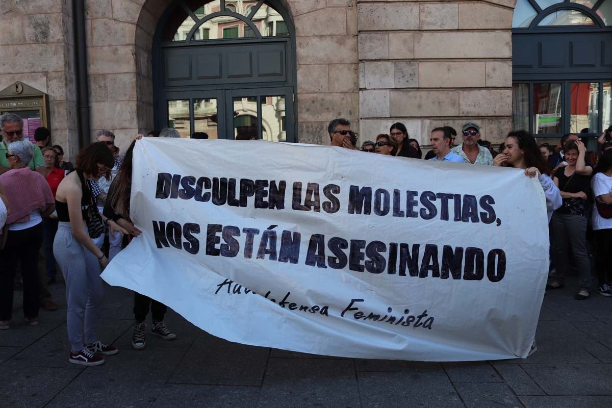 Manifestación contra la puesta en libertad de 'La Manada'