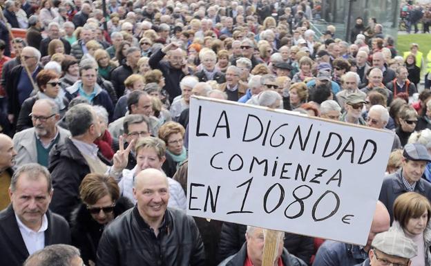 Pensiones mínimas de 1.080 euros beneficiarían al 75% de los perceptores de Castilla y León