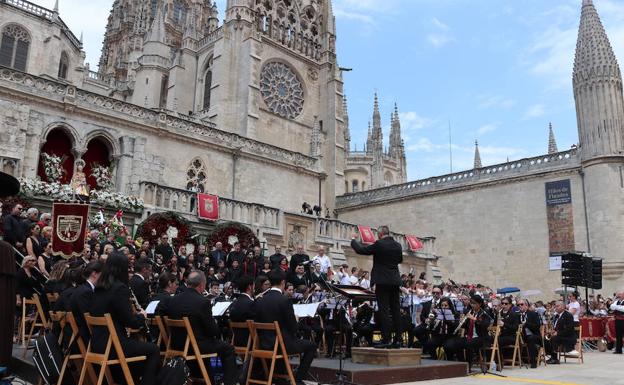 Santa maría la mayor preside el himno a burgos