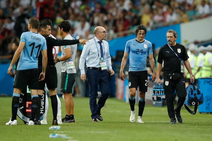 Uruguay-Portugal, en imágenes