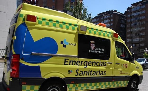 Herido tras salirse de la carretera en Briviesca