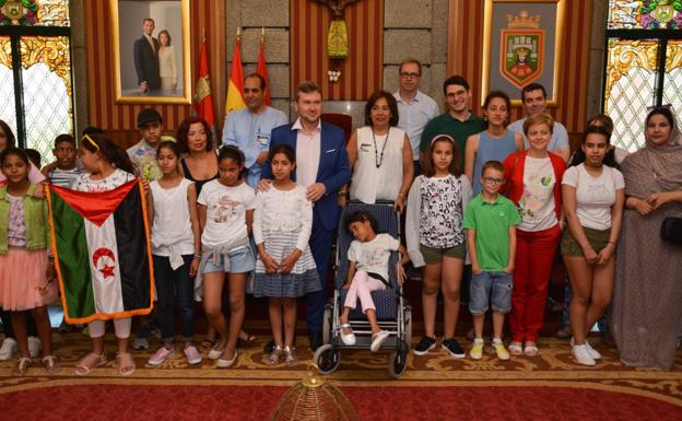 24 niños saharauis recalan en Burgos para pasar unas vacaciones en paz