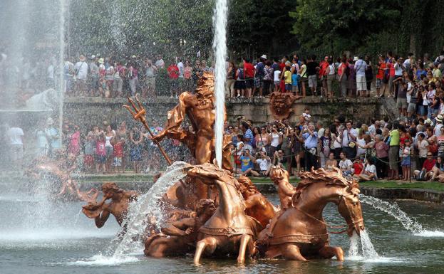 Las reservas garantizan los espectáculos de agua de las fuentes de La Granja