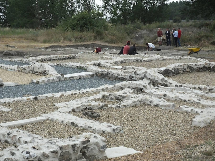 La excavación en Aguilafuente saca a la luz parte de un complejo residencial romano