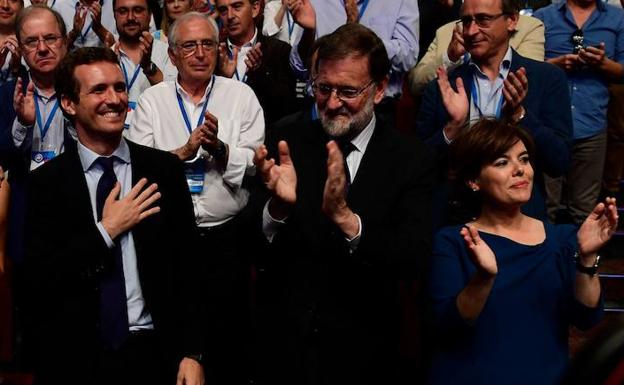 Pablo Casado, nuevo presidente del PP: «No os voy a defraudar»