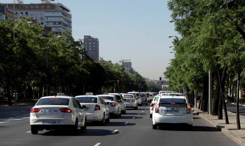 Los taxistas, unidos por la huelga