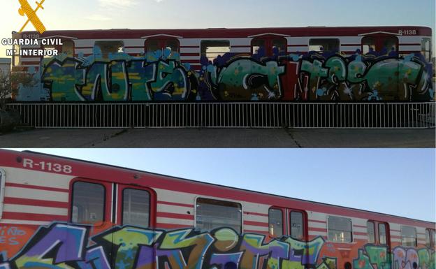 Detenidos dos grafiteros de Burgos acusados de causar daños por valor de 125.000 euros