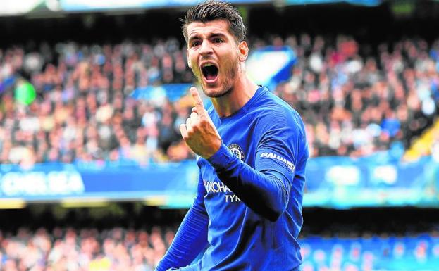 Morata cambia de dorsal por sus hijos