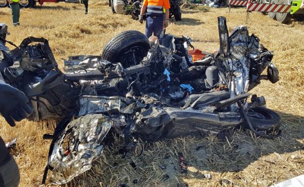 Positivo del camionero implicado en el accidente de la N-I en el que falleció una pareja joven de Galicia