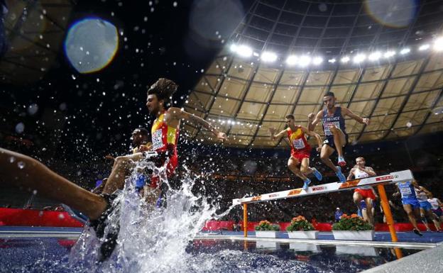 Fernando Carro, plata en 3.000 metros obstáculos