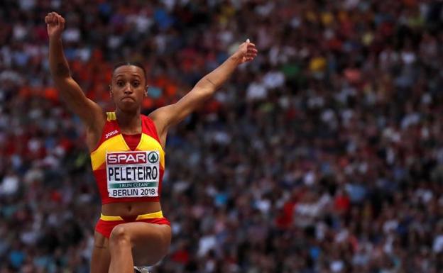 Ana Peleteiro, bronce en triple salto