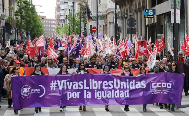 Las manifestaciones en Castilla y León cayeron en 2017 hasta niveles previos a la crisis