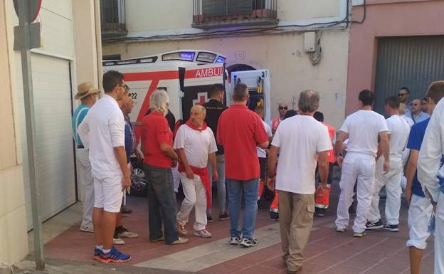 Un hombre recibe dos cornadas en el Toro del Alba de Tudela