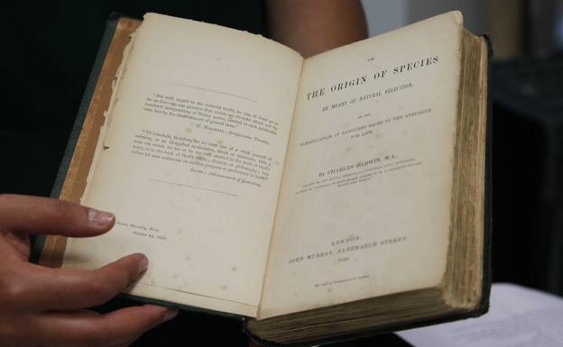 Venden un ejemplar de la primera edición de 'El origen de las Especies' por 235.563 euros