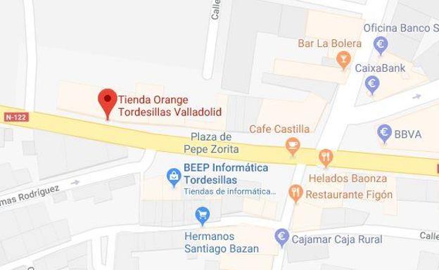 Encierran a una empleada para robar varios teléfonos en una tienda de Orange en Tordesillas