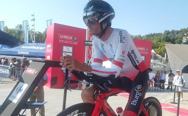 Jorge Cubero da al Burgos BH su segundo premio de la combatividad de la Vuelta