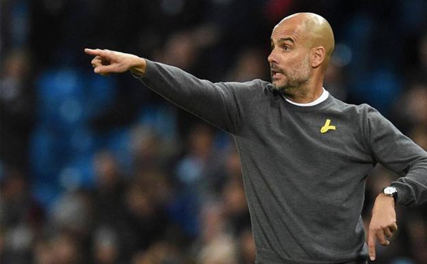 Pep Guardiola: «Llevar lazos amarillos es un gesto humanitario»