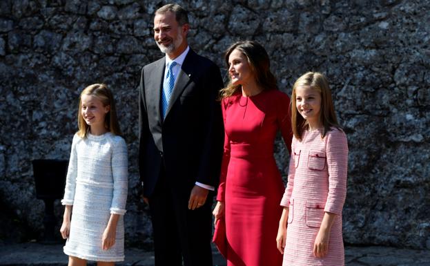 «Leonor, que la Santina guíe vuestros pasos»