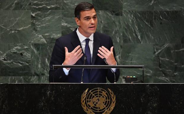 Pedro Sánchez clama ante la ONU contra los nacionalismos excluyentes y pide liderazgos «cooperativos»