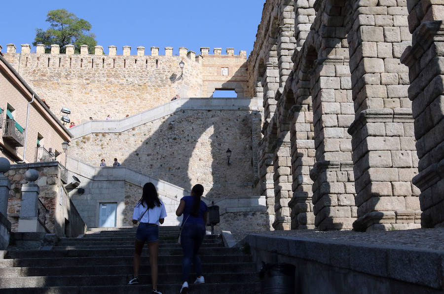 La universitaria italiana que cayó desde la muralla de Segovia aún no ha podido declarar ante la Policía