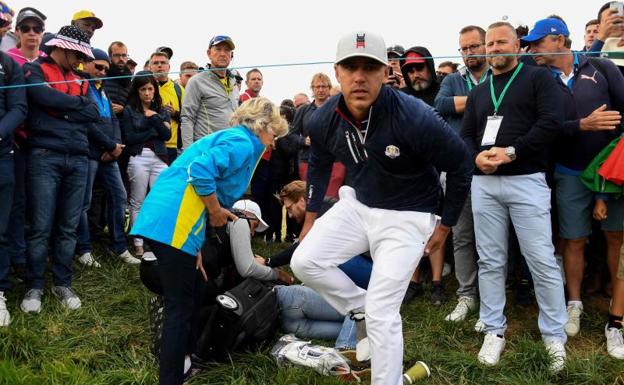 Koepka, desolado por la bola que le costó el ojo a una espectadora