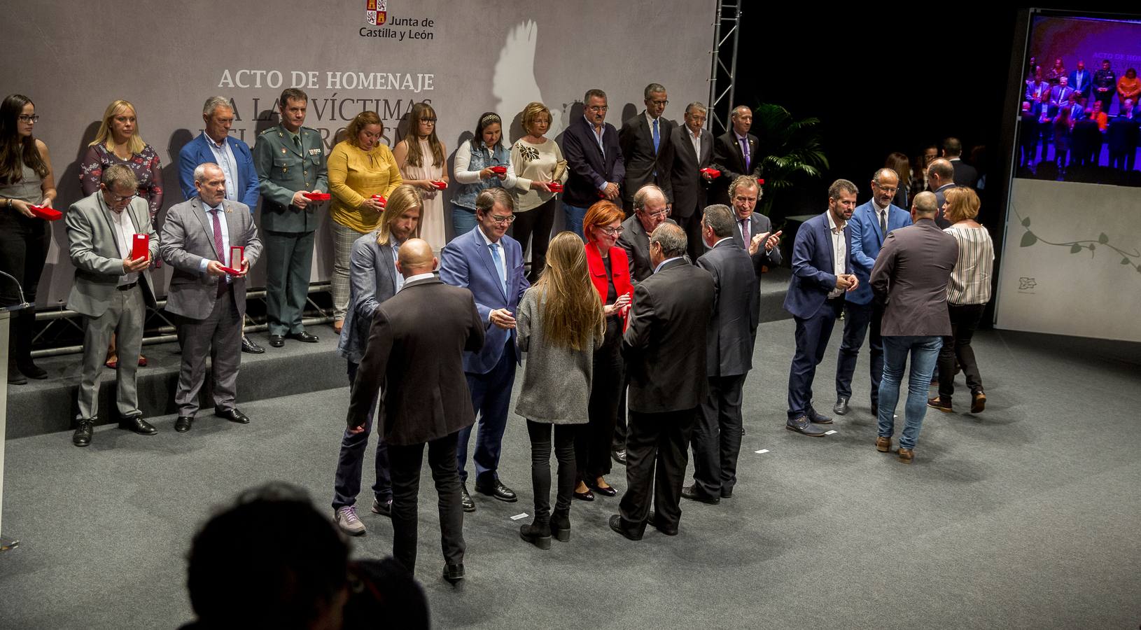 Homenaje a las víctimas del terrorismo de Castilla y León