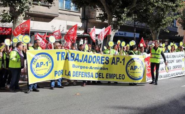 Los trabajadores de la AP-1 cortarán este jueves la N-I en Pancorbo