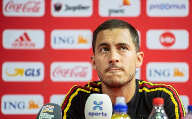 Hazard descarta un traspaso en enero al Real Madrid