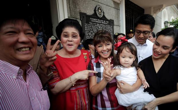 Imelda Marcos, candidata a gobernadora en Filipinas