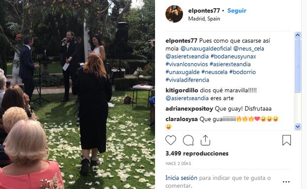 Unax Ugalde y Neus Cerdá ya son marido y mujer