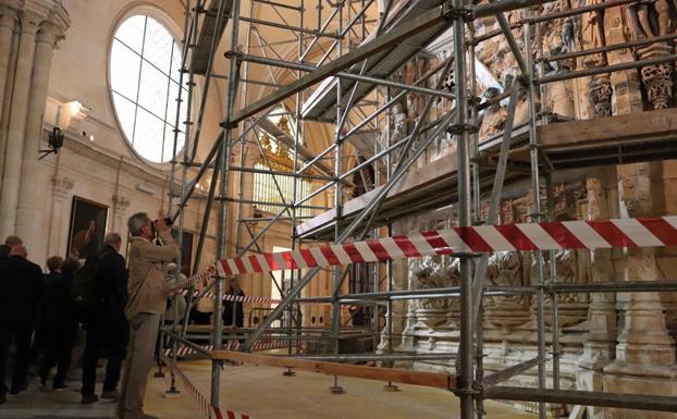 La restauración del trasaltar de la Catedral arrancará en 2019, mientras avanzan los trabajos previos