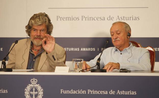 Messner y Wielicki, Premios Princesa de Asturias 2018 de los Deportes: «El alpinismo es el arte de sufrir, no turismo de sendero»