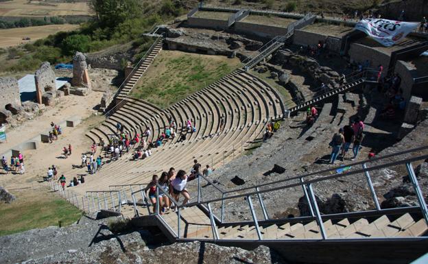 Licitadas las obras de la segunda fase de restauración del teatro romano de Clunia