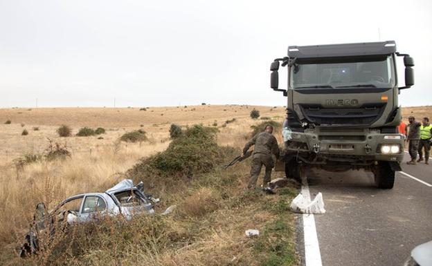 Fallece una niña de cinco años en un accidente de tráfico en la carretera de Matilla