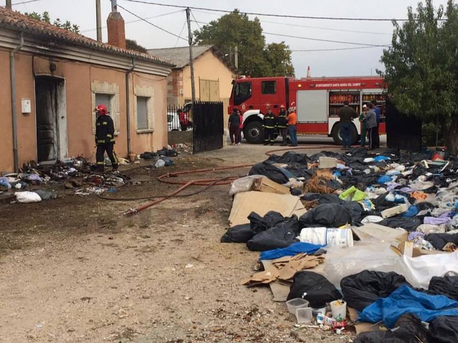 Herida una mujer de 92 años en un incendio en Villaquirán de los Infantes