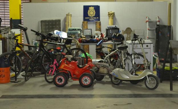 Detenido en Miranda tras ser sorprendido con una plantación de marihuana y varios objetos robados