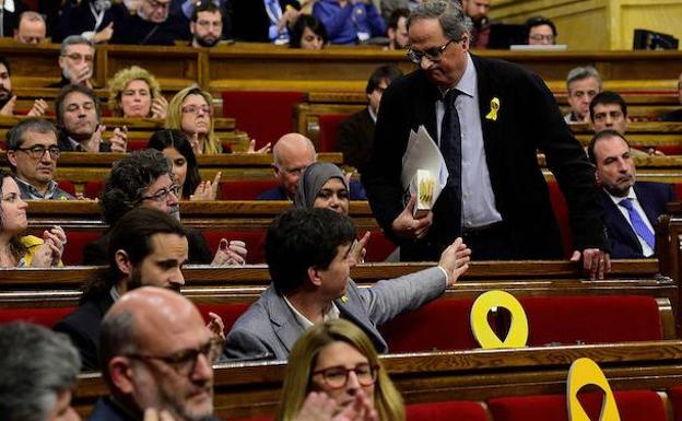 Un secesionismo dividido y bloqueado dirime los pasos a seguir tras el 'golpe' de la Fiscalía