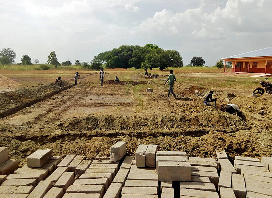 Team4Ghana, una ONG con raíces burgalesas, ha comenzado a construir una escuela en el país africano