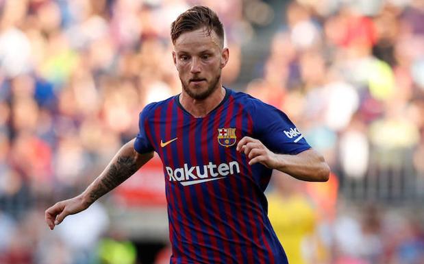 Rakitic sufre una lesión muscular en la pierna derecha