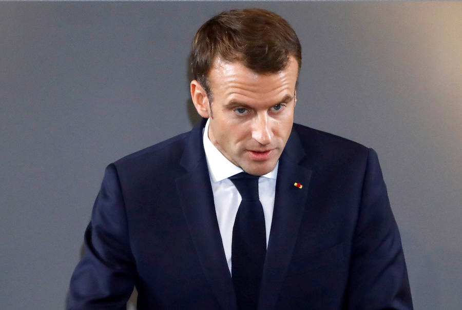 Macron defiende en Berlín la unidad europea