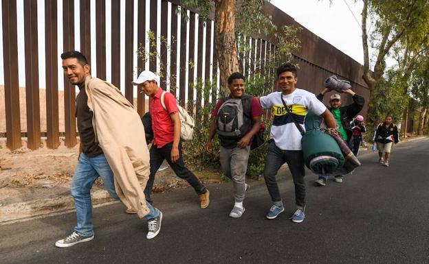 Protestas en Tijuana por la presencia de la caravana de migrantes