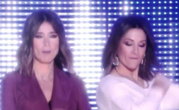 El beso de Sandra Barneda y Nagore Robles en 'El Debate de GH VIP'