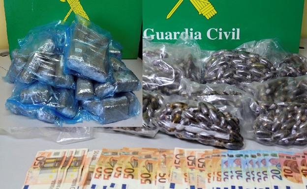 Detenida una persona en Burgos por tráfico de cocaína